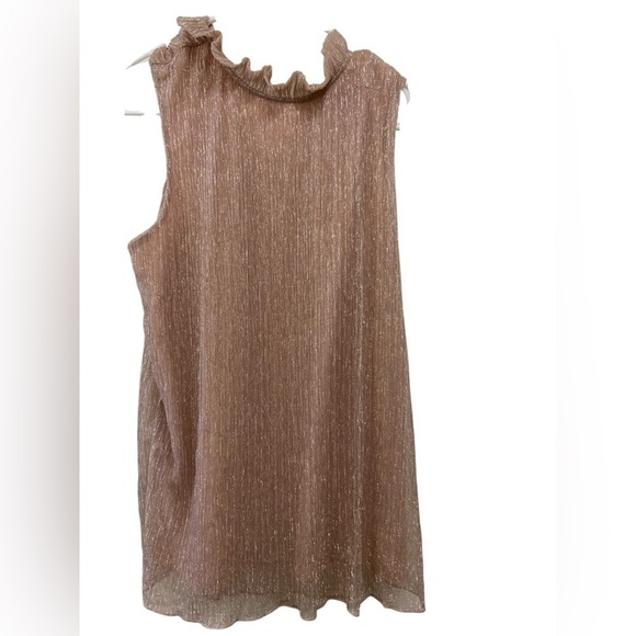 Advia medium, ballet,‎ pink, shiny sleeveless top women’s party top $69 - Picture 1 of 5